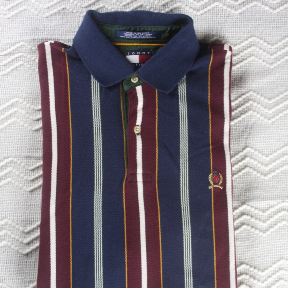 1990's Tommy Hilfiger Collard Shirt